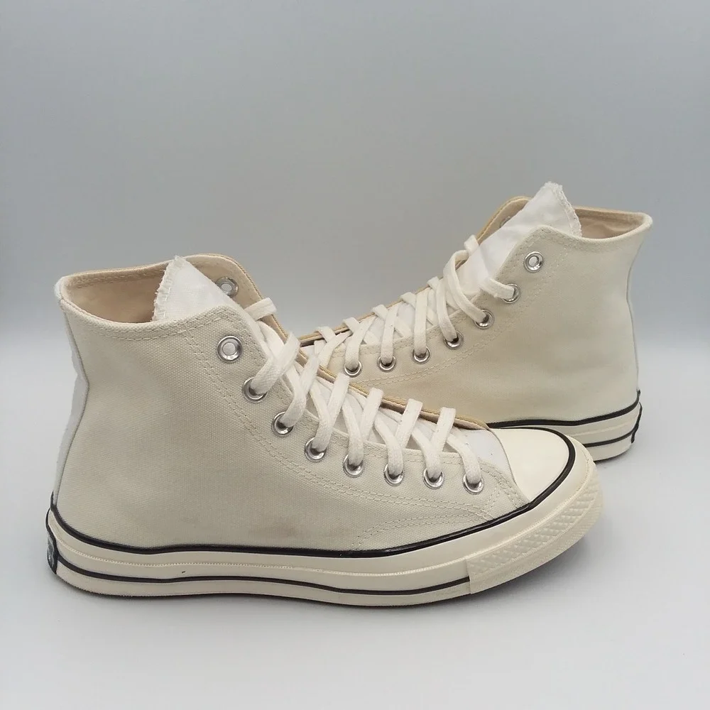 Converse Chuck Taylor All Star 70 Hi Tri-Panel Sesame‎ Egret  M7.5 W9.5 EUC - Picture 9 of 16